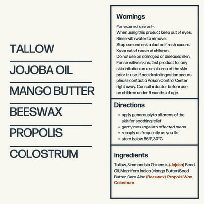 Sky and Sol Everything Cream 100% Grass Fed Beef Tallow Moisturizer Moisturizer for Face and Body, Day & Night Skincare, Safe Natural Ingredients, After-Sun Care, All Skin Types, 3 oz