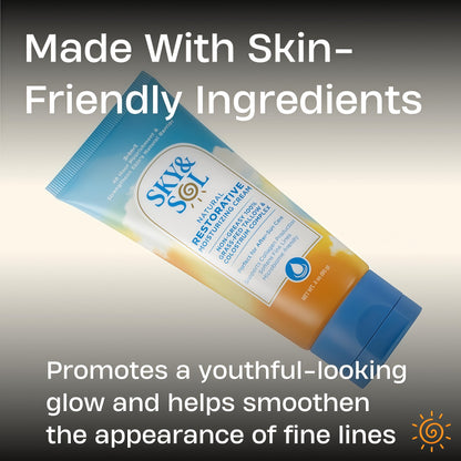 Sky and Sol Everything Cream 100% Grass Fed Beef Tallow Moisturizer Moisturizer for Face and Body, Day & Night Skincare, Safe Natural Ingredients, After-Sun Care, All Skin Types, 3 oz