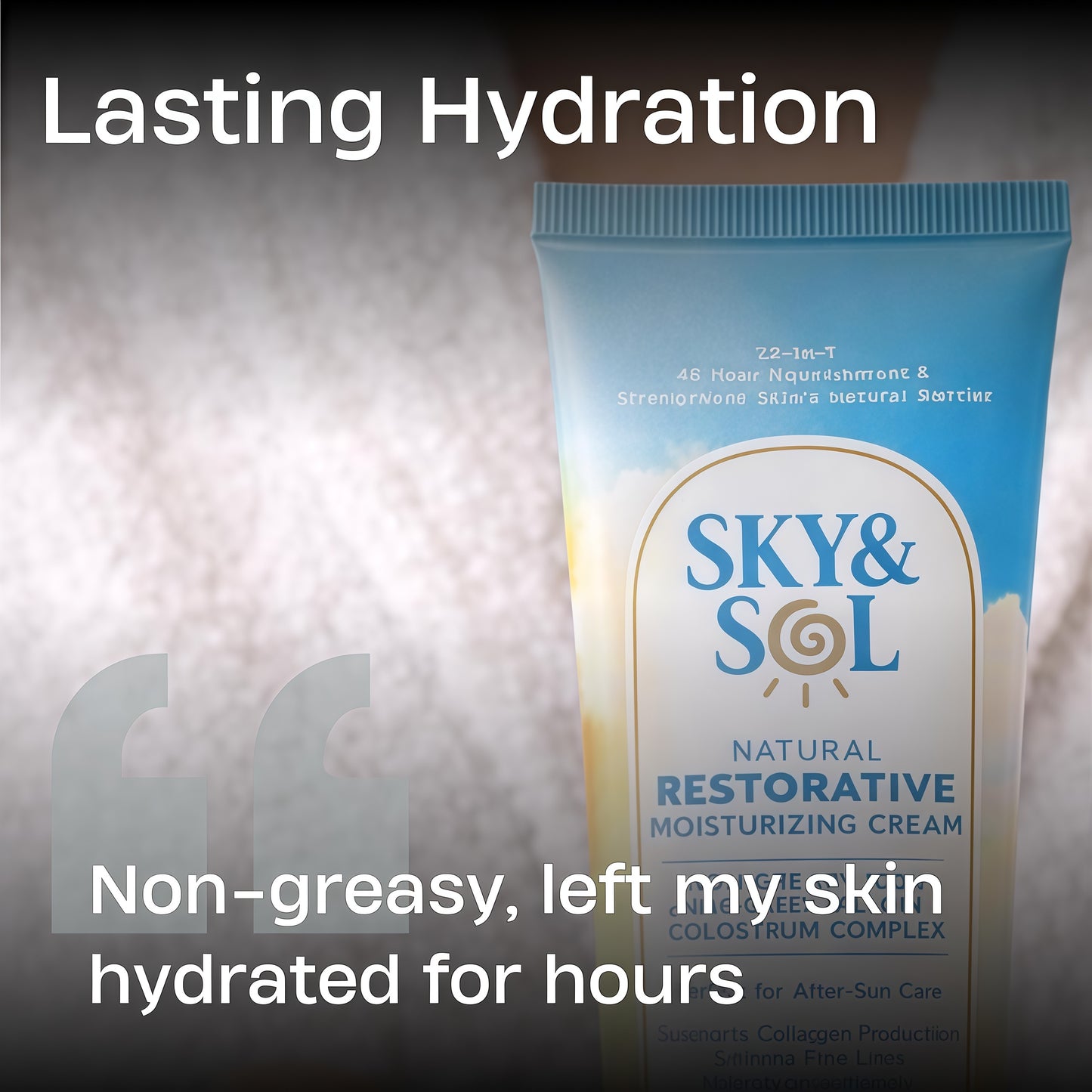 Sky and Sol Everything Cream 100% Grass Fed Beef Tallow Moisturizer Moisturizer for Face and Body, Day & Night Skincare, Safe Natural Ingredients, After-Sun Care, All Skin Types, 3 oz
